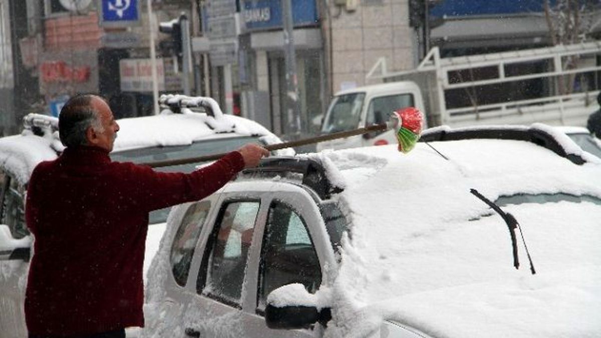 Ardahan\'da Kar Yağışı