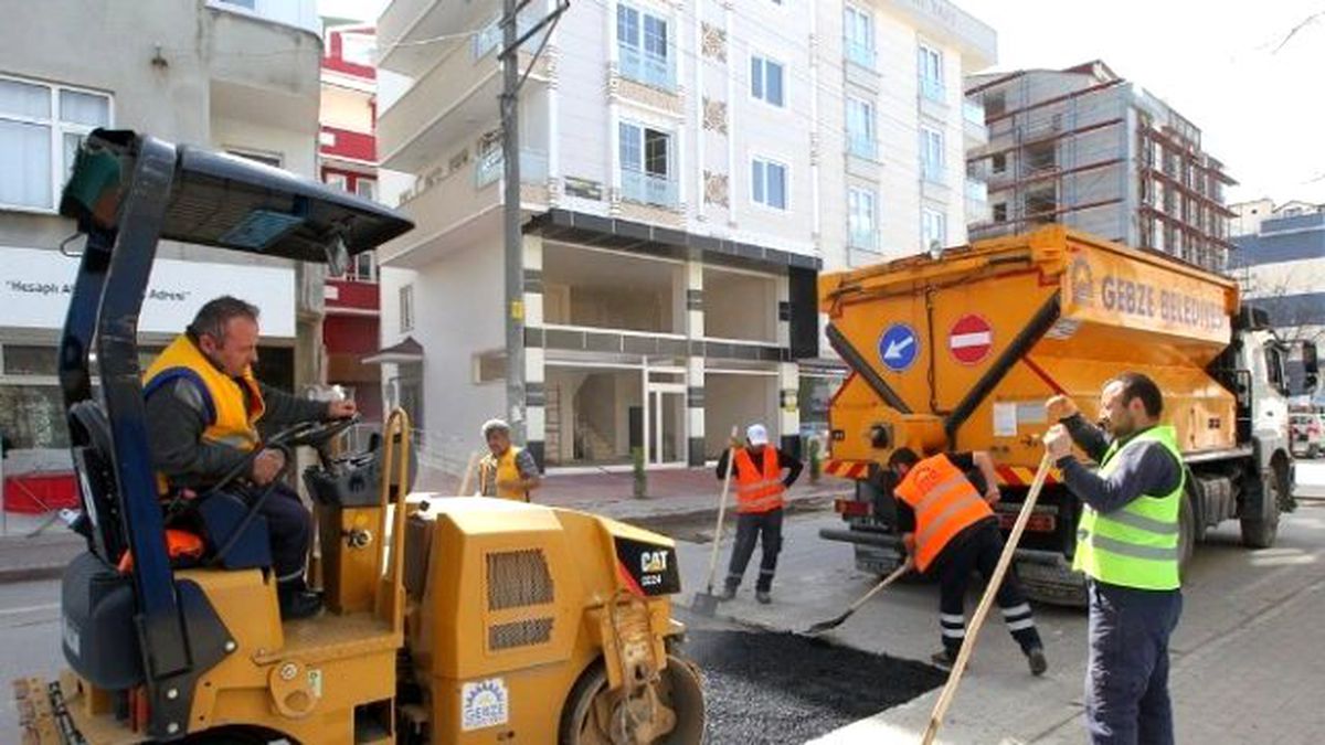 Gebze\'de Asfalt Çalışmaları Başladı