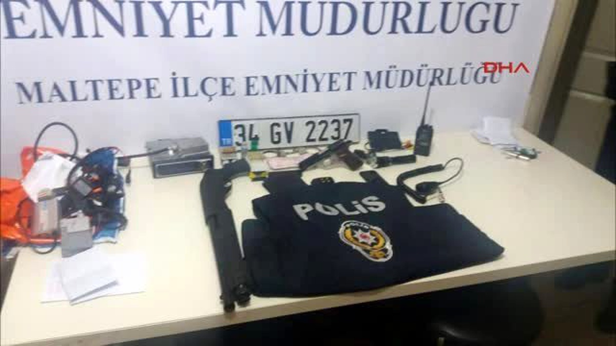 Sahte Polis Polis Uygulamasında Yakalandı