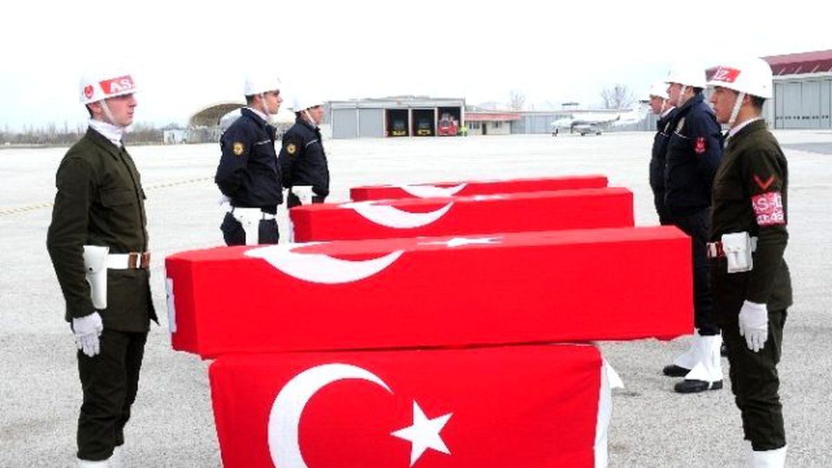Şehitlere Hazin Tören