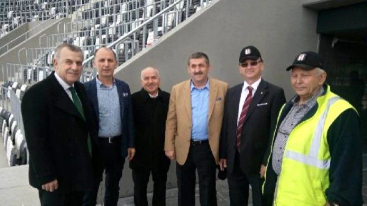 Trabzonspor Başkanı Muharrem Usta Vodafone Arena\'yı Ziyaret Etti