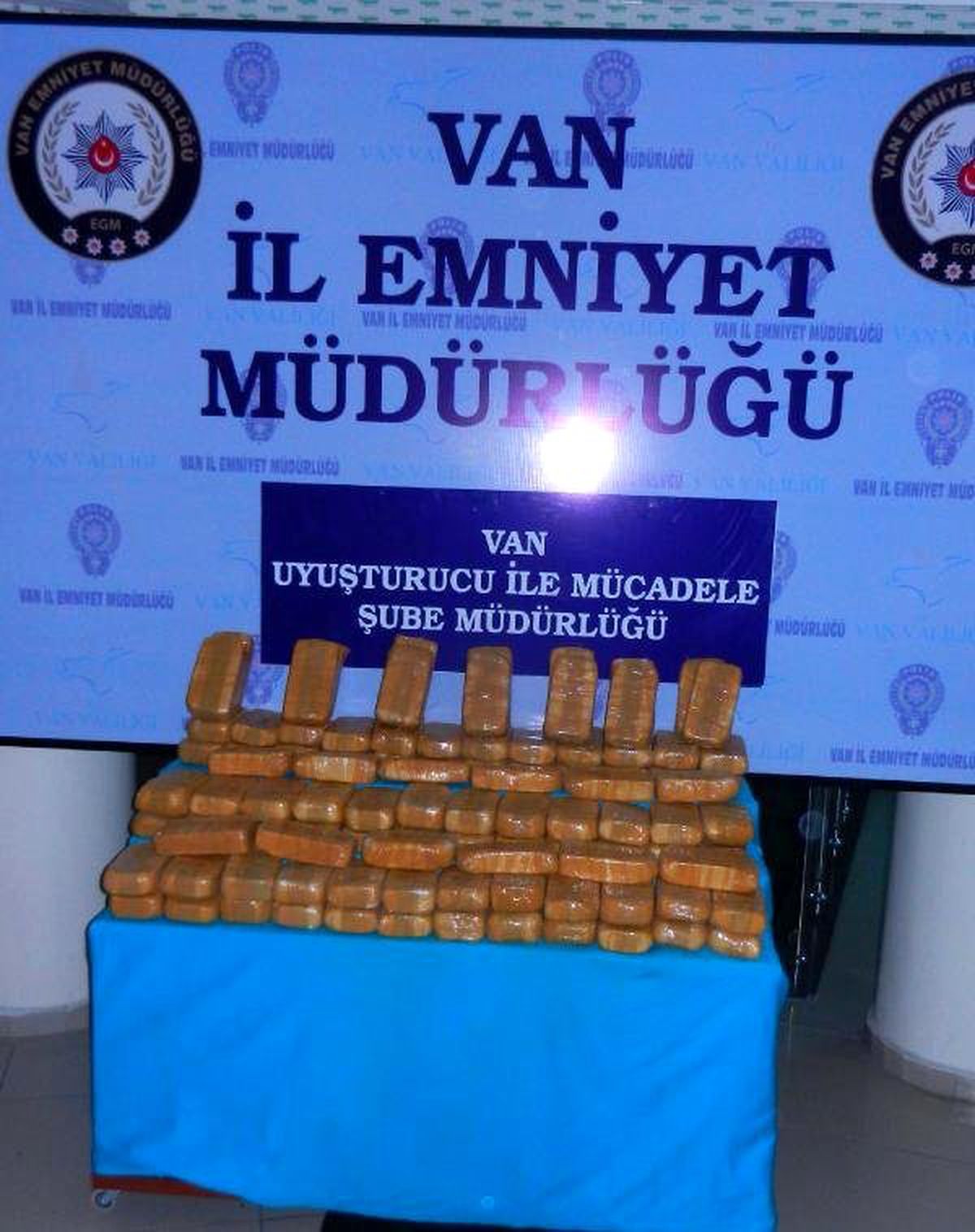 Van\'da 51 Kilo Eroin Ele Geçirildi