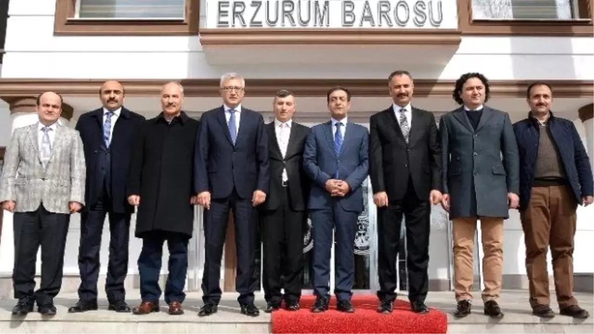 Yargıdan Erzurum Barosuna Ziyaret