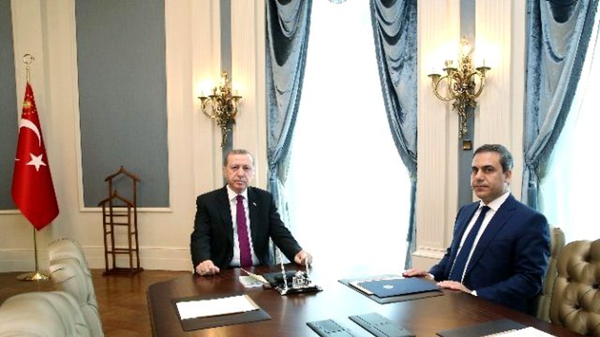 Cumhurbaşkanı Erdoğan, MİT Müsteşarı Fidan\'ı Kabul Etti