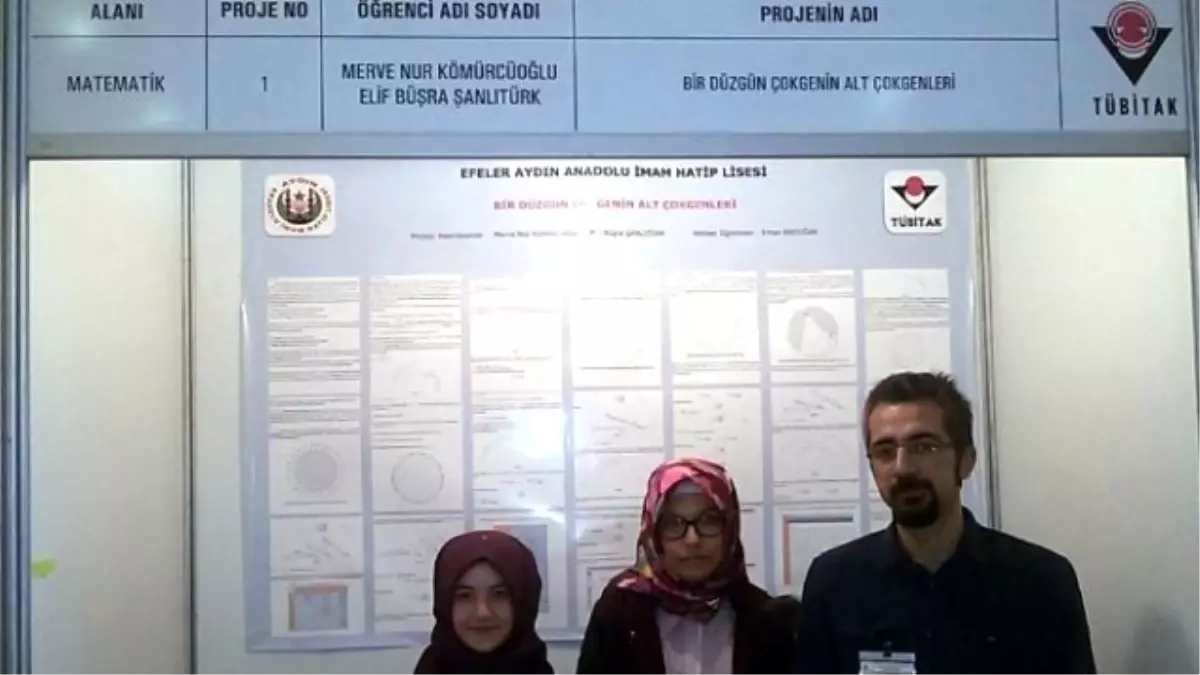 Efeler Aydın Anadolu İmam Hatip Lisesi, Aydın\'ı Tübitak\'ta Temsil Edecek