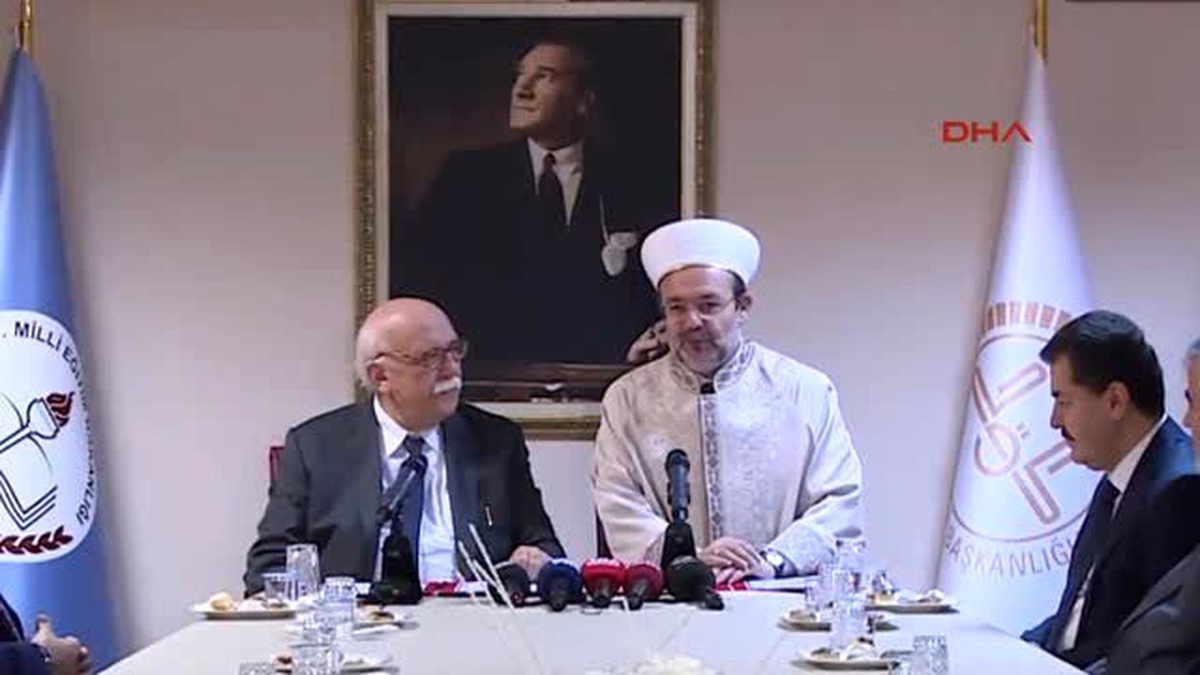 Milli Eğitim Bakanlığı ile Diyanet İşleri Başkanlığı Arasında \'Eğitimde İşbirliği Protokolü\'...