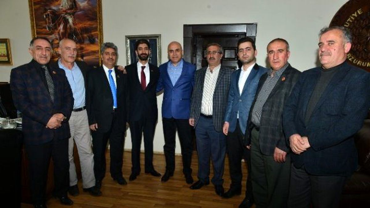 Muhtarlar Derneği Korkut\'u Ziyaret Etti
