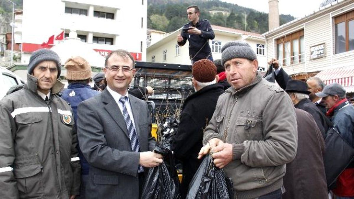 Bin 840 Fidan Dağıtıldı