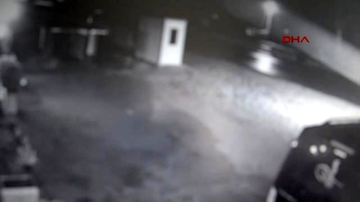 Kaza Anı Güvenlik Kameralarına Yansıdı