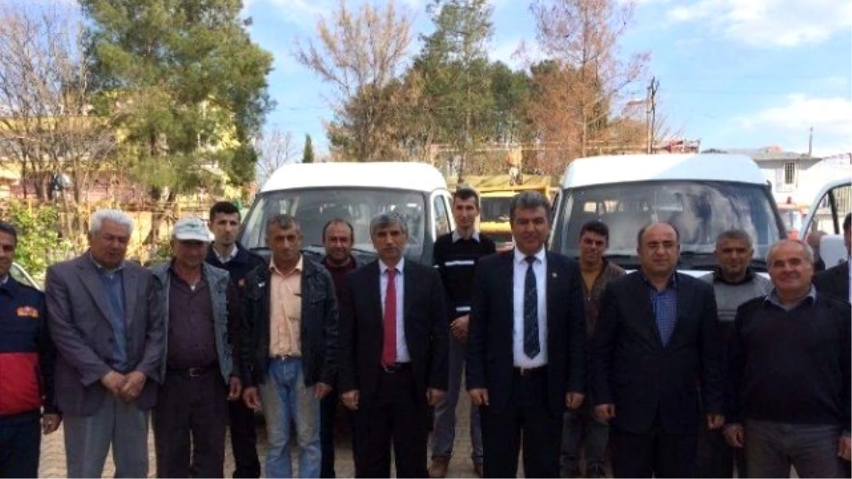 Şambayat Belediyesine İki Araç Hibe Edildi