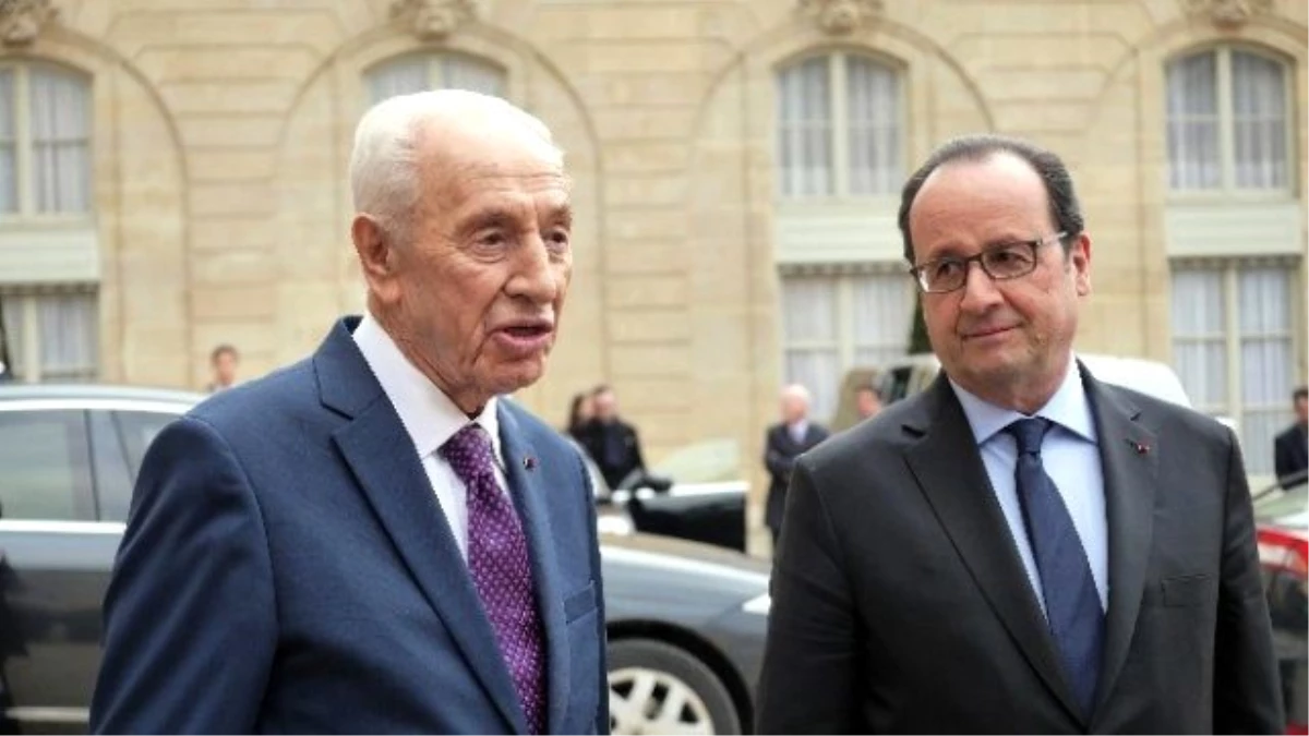 Hollande, Peres ile Görüştü