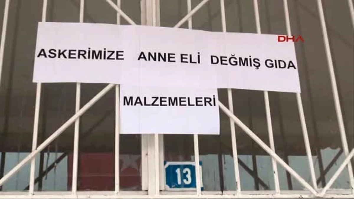 Mardinli Öğrencilerden Nusaybin\'de Görev Yapan Güvenlik Güçlerine Yemek ve Tatlı