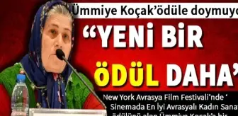 Ümmiye Koçak'a bir ödül de TÜKD'den