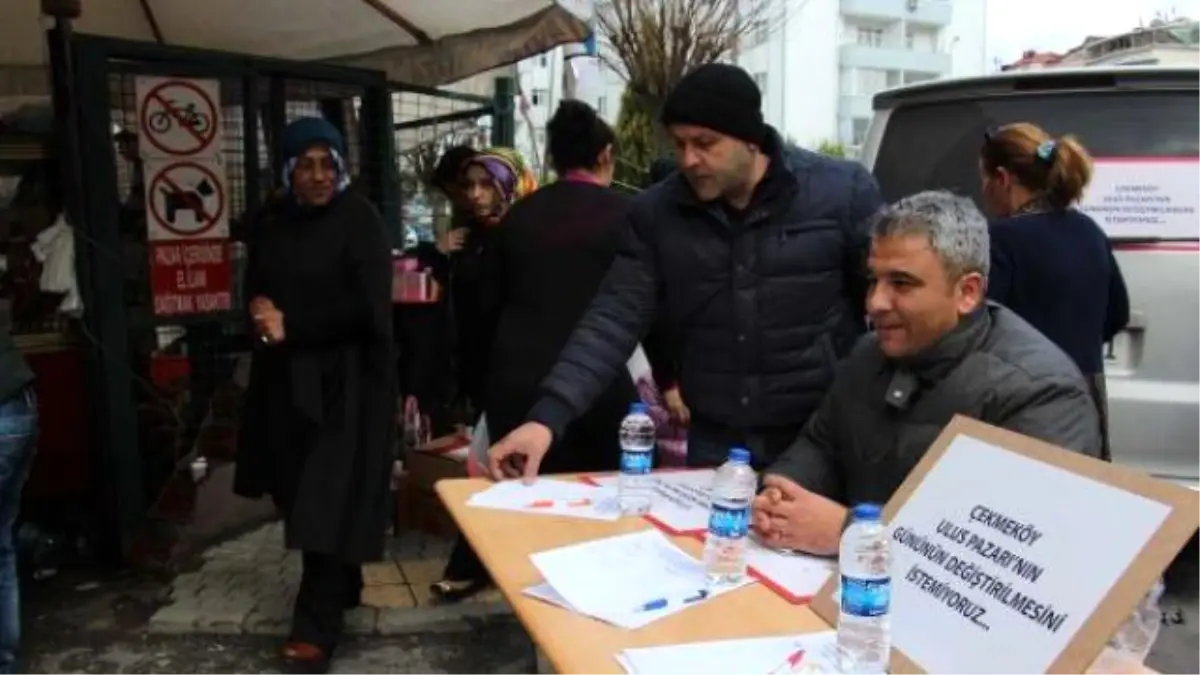 Çekmeköy Ulus Pazarı Esnafı Günlerinin Değişmesini İstemiyor