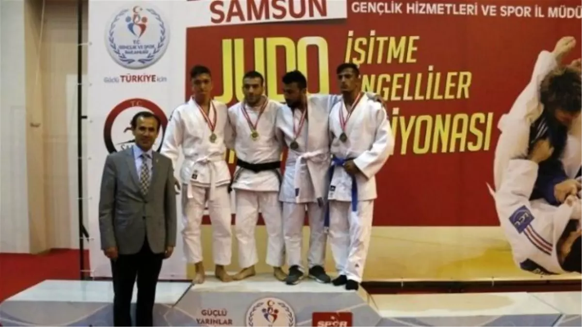 İşitme Engelliler Türkiye Judo Şampiyonası, Samsun\'da Gerçekleştirildi