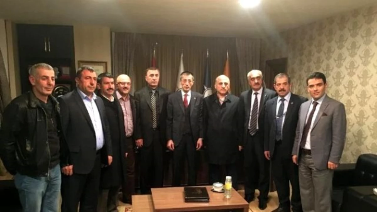 Sendika Başkanlarından AK Parti İl Başkanı Yeşilyurt\'a Ziyaret