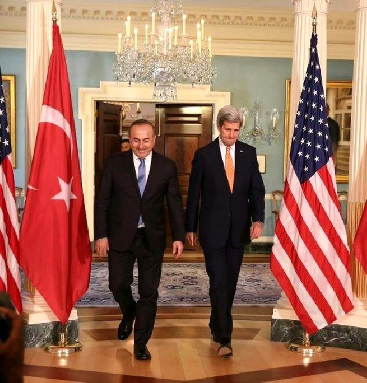 Çavuşoğlu, Kerry ile Görüştü (2)