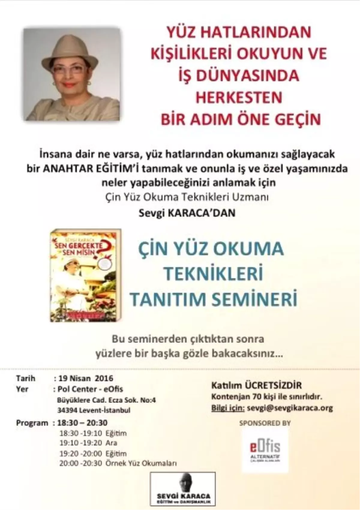 Çin Yüz Okuma Teknikleri Tanıtım Semineri