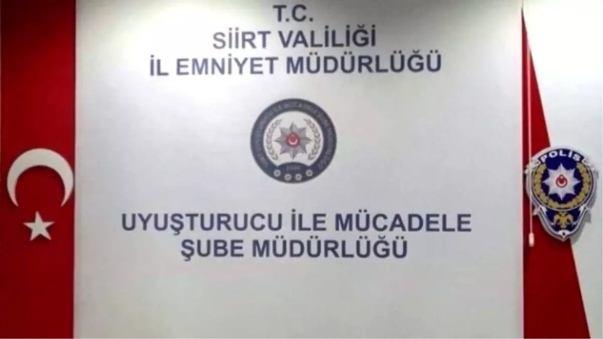 Siirt\'te Uyuşturucu Madde Ele Geçirildi