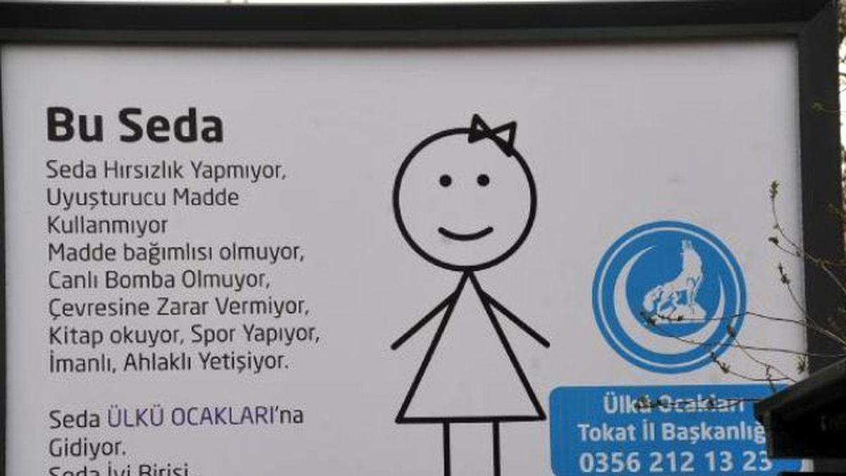 Tokat'ta Ülkü Ocakları'ndan İlginç Afiş