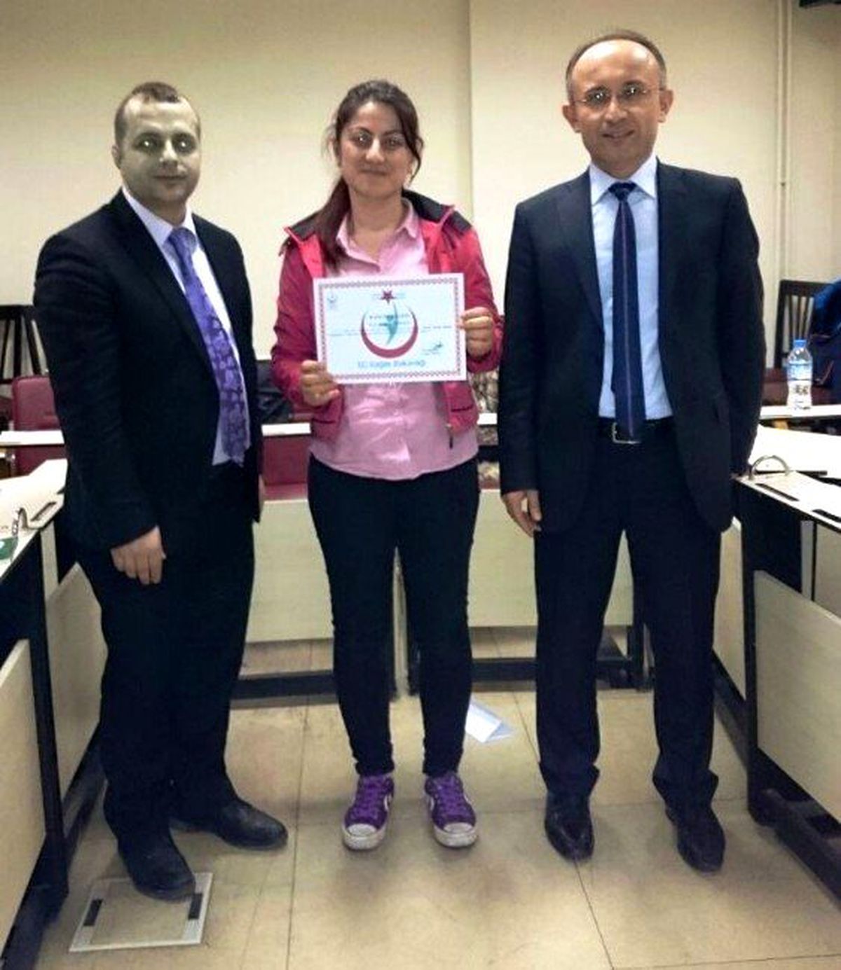 112 Personellerine Törenle Sertifikaları Verildi