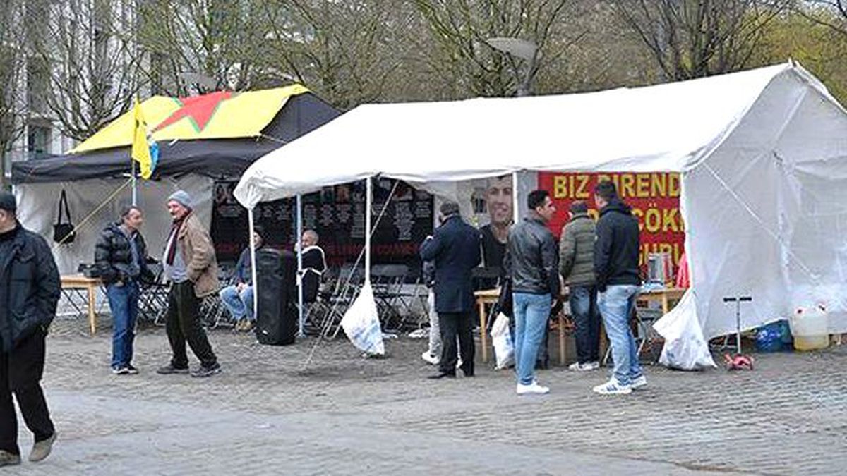 Türkler, Brüksel'de Çadır Kurup PKK'nın Gerçek Yüzünü Anlatacak