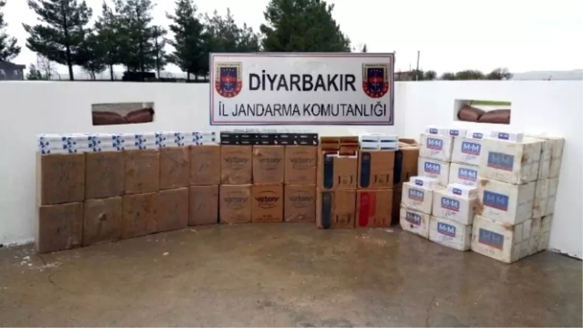 Diyarbakır\'da 63 Bin 360 Paket Kaçak Sigara Ele Geçirildi