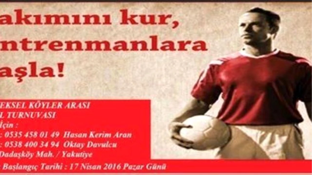 Erzurum\'da Köyler Arası Futbol Turnuvası