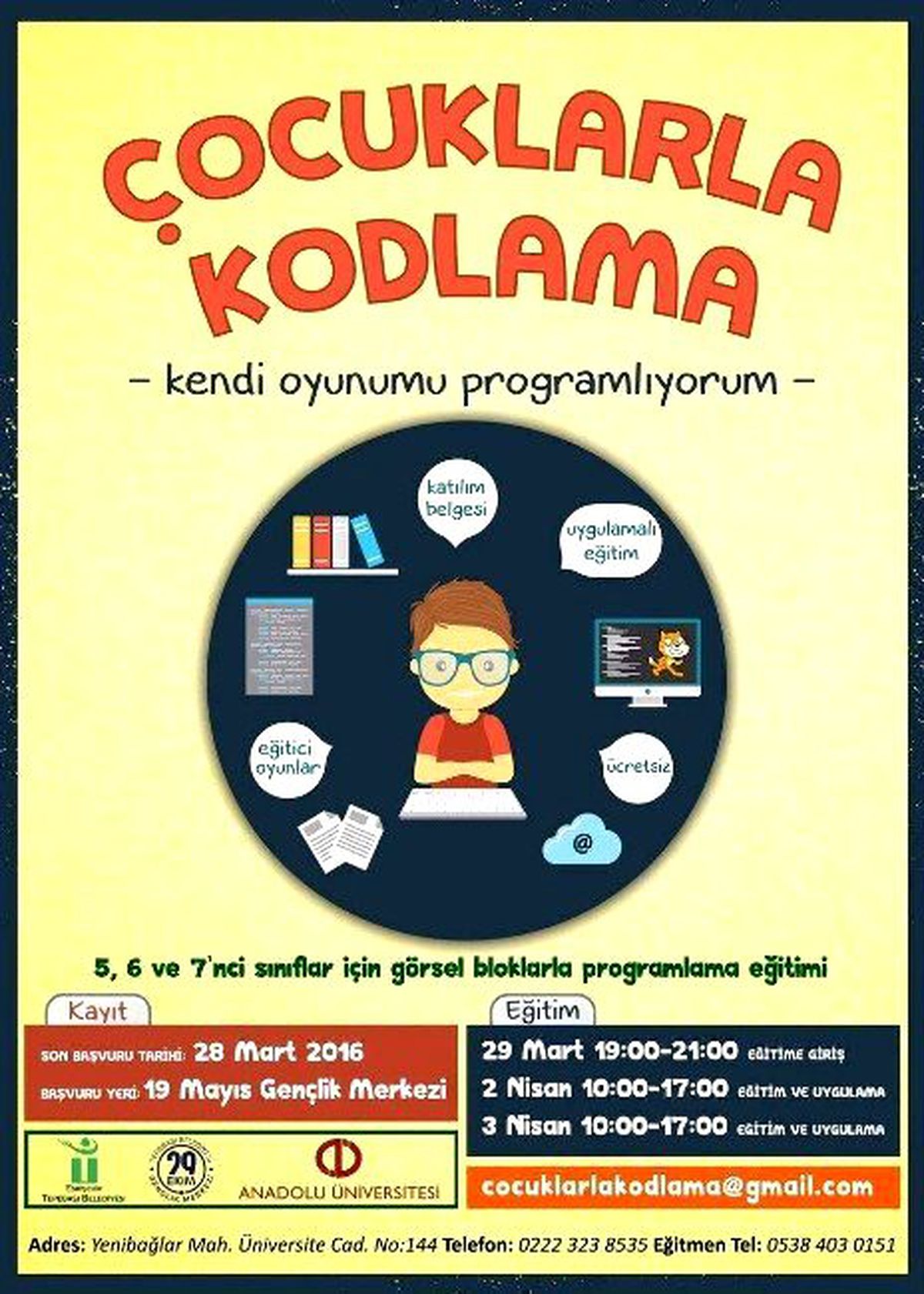 Kendi Oyunumu Programlıyorum" Projesi Başladı