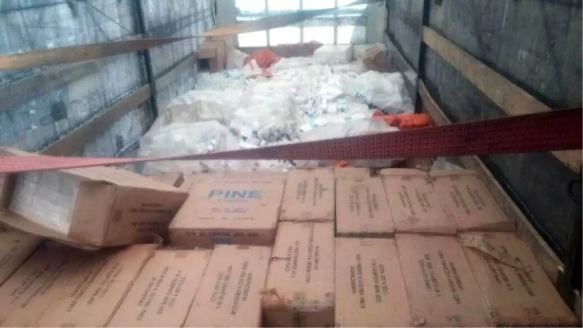 Adıyaman\'da 170 Bin Paket Kaçak Sigara Ele Geçirildi