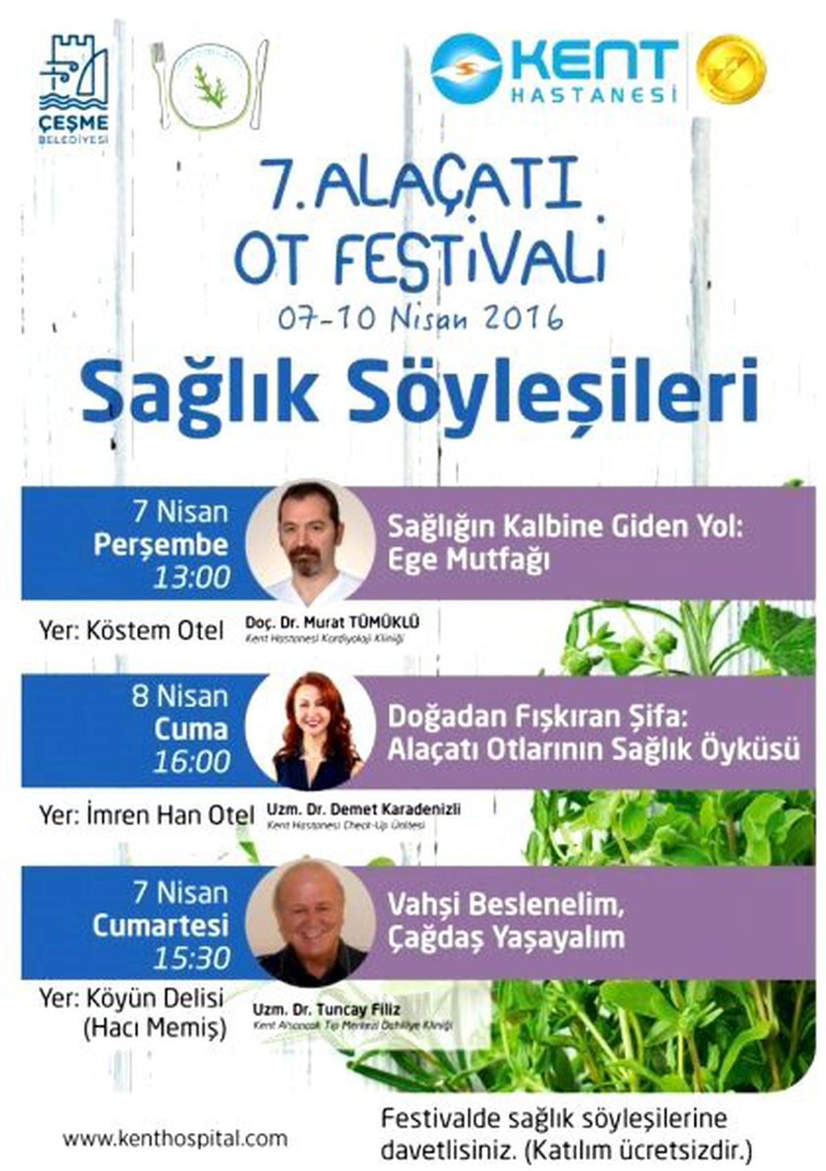 Alaçatı Ot Festivali Sağlık Söyleşisi 2: "Otların Sağlık Öyküsü"