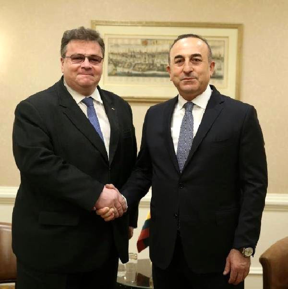 Çavuşoğlu, Litvanya Dışişleri Bakanı Linkevicius ile Görüştü