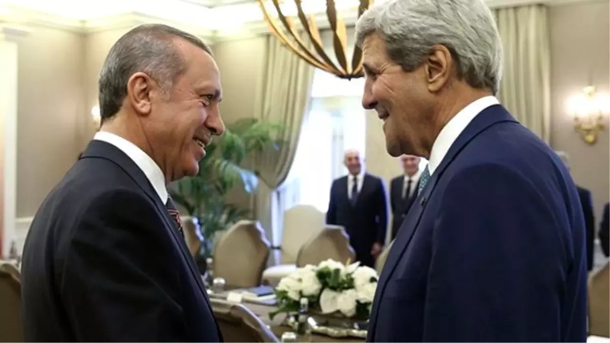 Cumhurbaşkanı Erdoğan, John Kerry İle Bir Araya Geldi