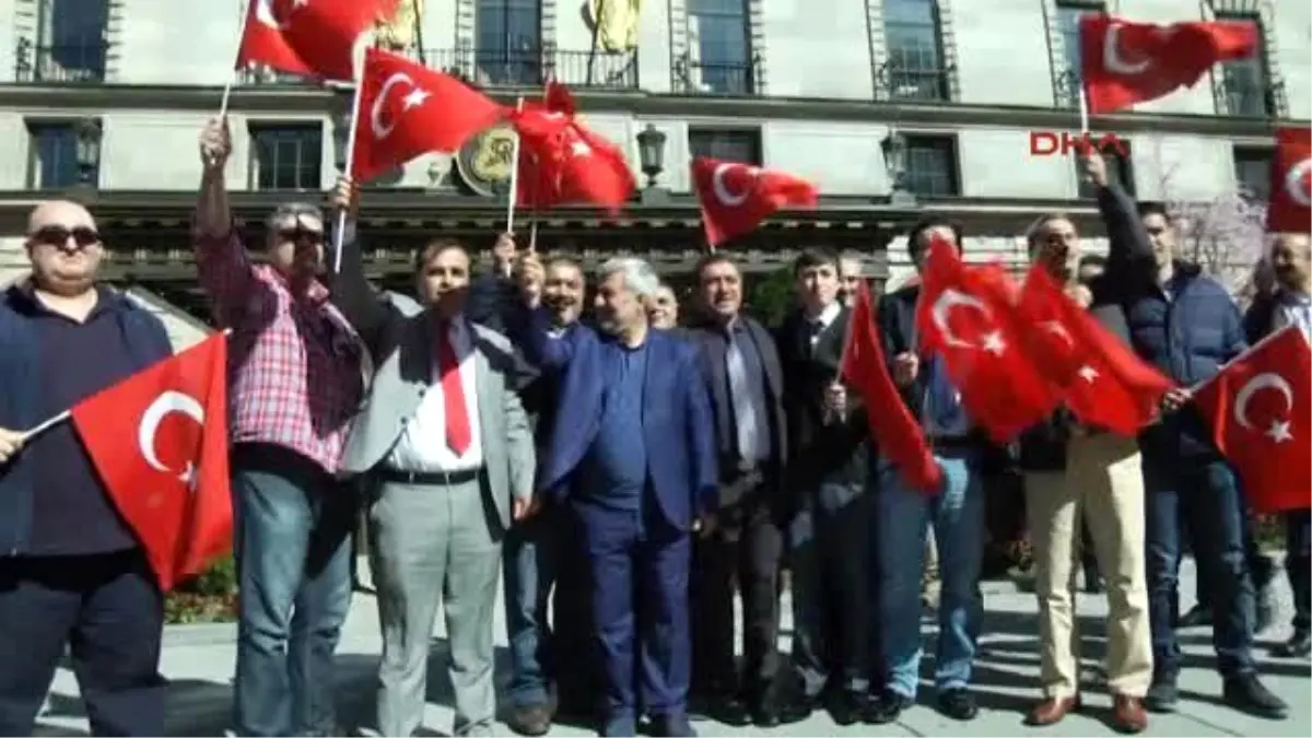 Groups Protesting And Praising Erdoğan\'s Visit Dispute İn Washington