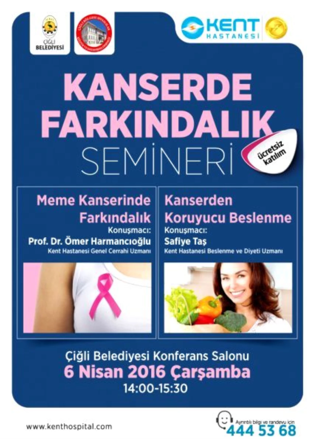 "Kanserde Farkındalık & Kanserden Koruyucu Beslenme" Semineri