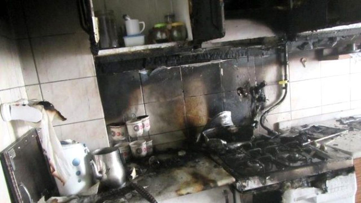 Ocakta Unutulan Yemek Yangına Neden Oldu