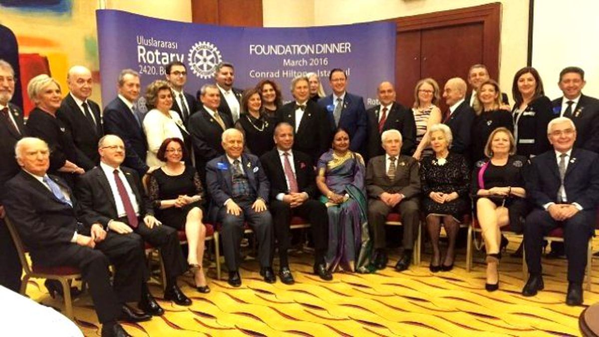 Uluslararası Rotary Başkanı Türk Rotaryenlere Buluştu