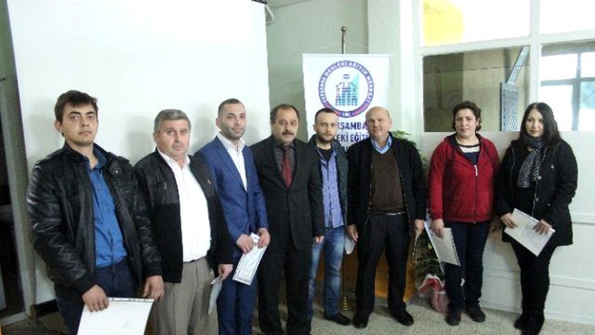 Mesleki Eğitim Merkezi\'nde Belge Töreni