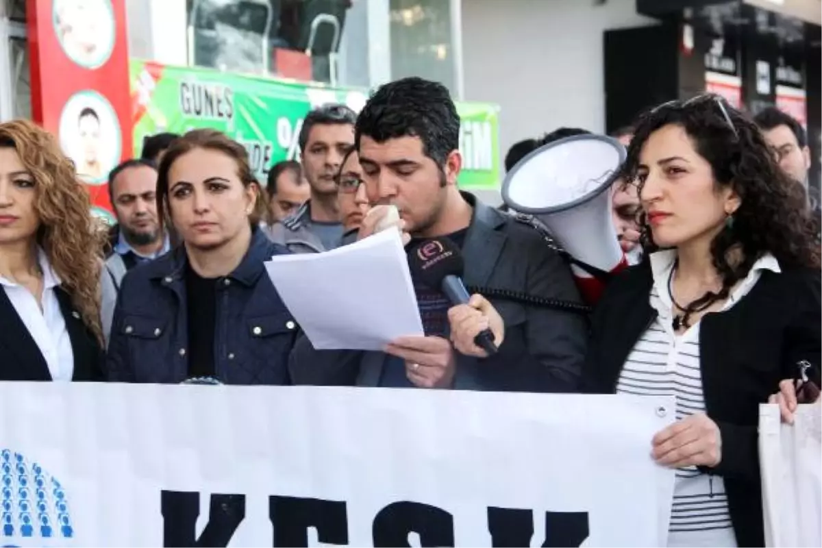 Şanlıurfa\'da Sendikacılardan Cinsel Taciz Protestosu