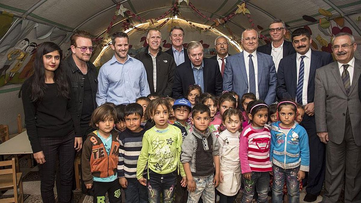 ABD'li Senatörler Suriyeli Sığınmacıları Gaziantep'te Ziyaret Etti