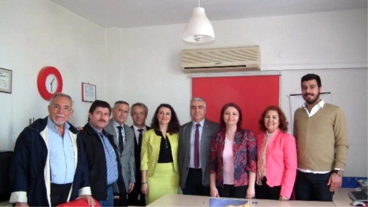 Aydın CHP\'den Agc Başkanı Semra Şener\'e Ziyaret