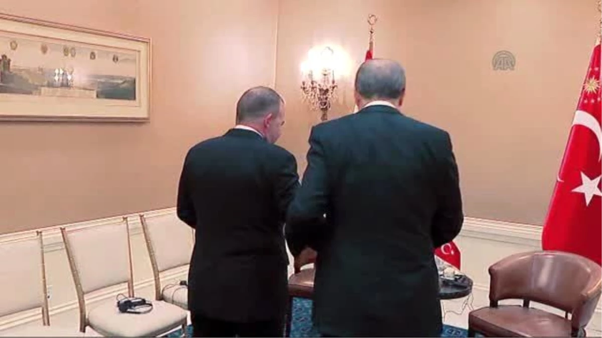 Cumhurbaşkanı Erdoğan\'ın Danimarka Başbakanı Rasmussen\'i Kabulü
