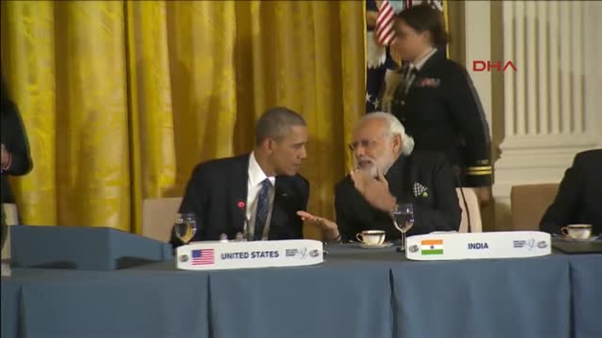 Ek Görüntülerle- Cumhurbaşkanı Erdoğan, ABD Başkanı Obama?nın Verdiği Akşam Yemeğine Katıldı