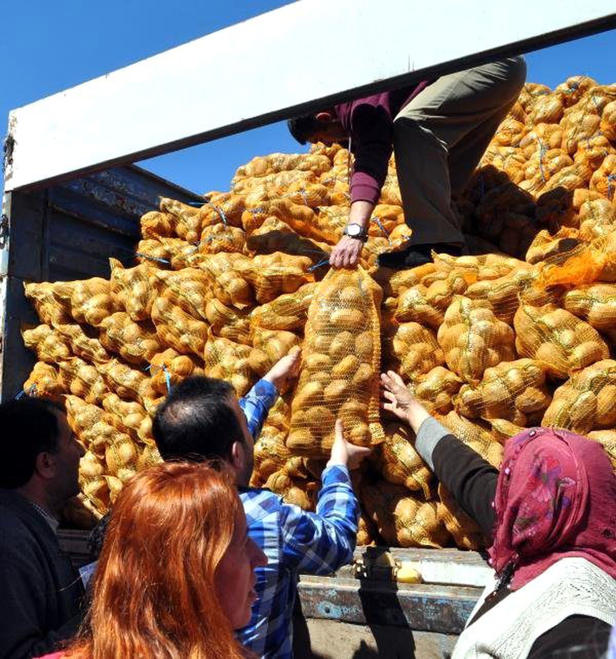 Fuar Açılışında Çuvalı 2 Liradan Satılan Patates Kapışıldı