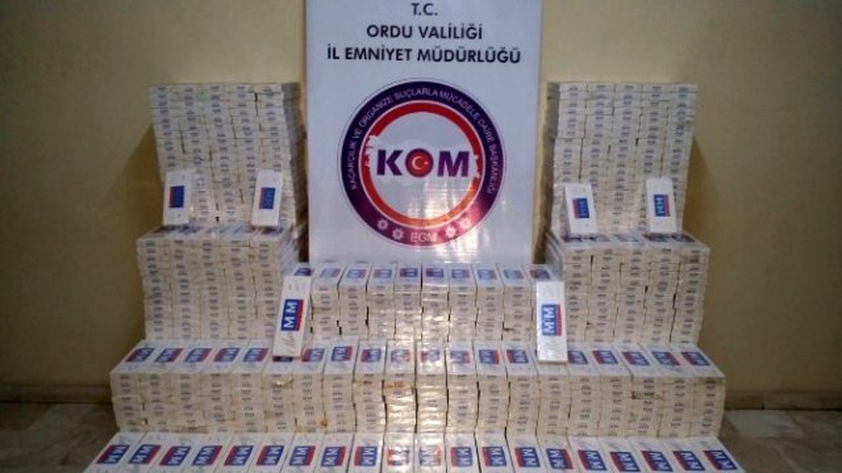 Ordu\'da Kaçak Sigaraya Aman Yok