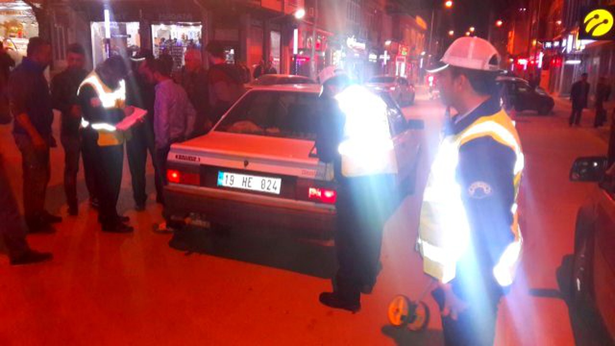 Osmancık\'ta bisikletli çocuk otomobille çarpıştı