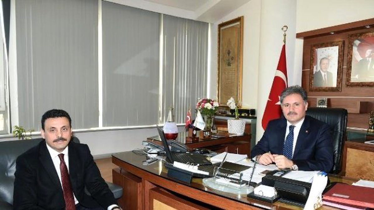 Polis Okulu Müdürü Nalçacı, Başkan Çakır\'ı Ziyaret Etti
