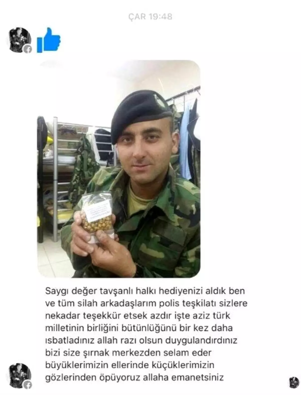 Polis ve Asker\'den Tavşanlı\'ya Teşekkür