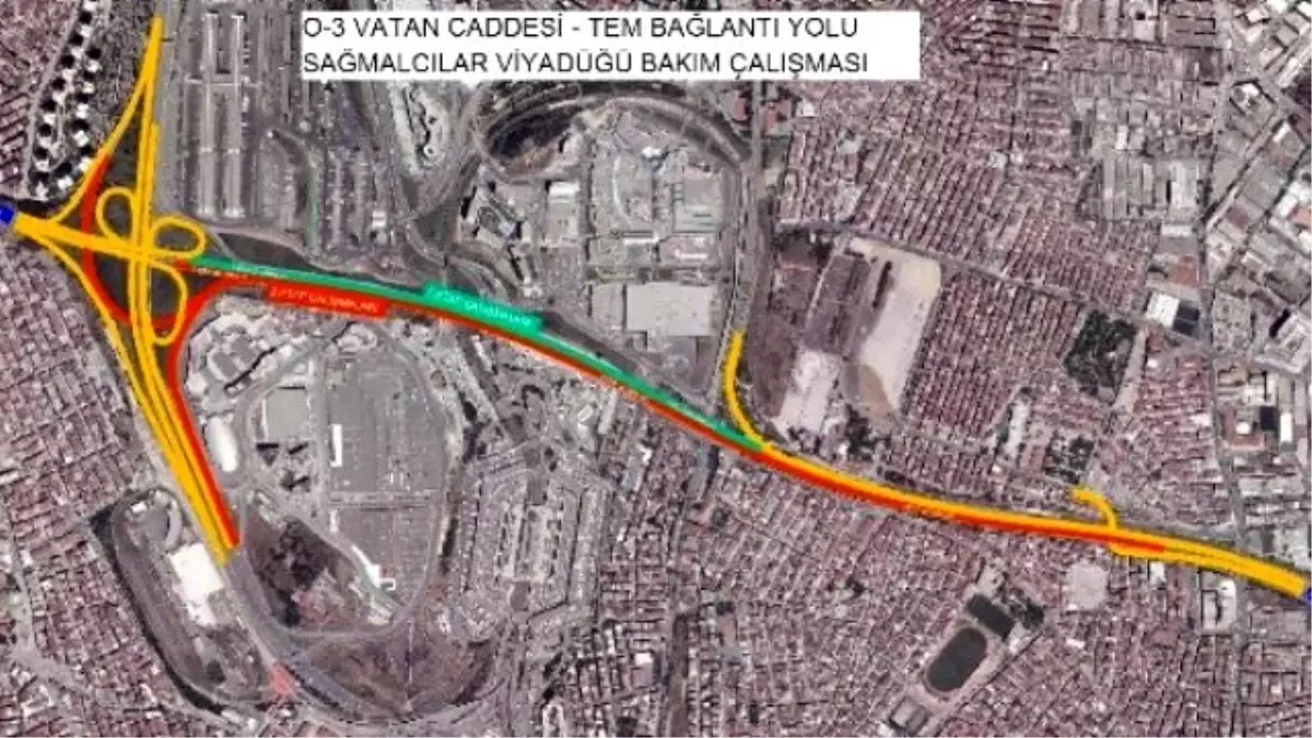 Sağmalcılar Viyadüğü\'nde 2\'nci Etap Bakım Çalışmaları Başlıyor