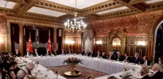 Erdoğan, Aziz Sancar ve ABD'li Kanaat Önderleri ile Akşam Yemeği Yedi